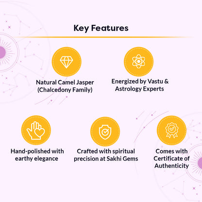 Natural Camel Jasper Chalcedony Bracelet