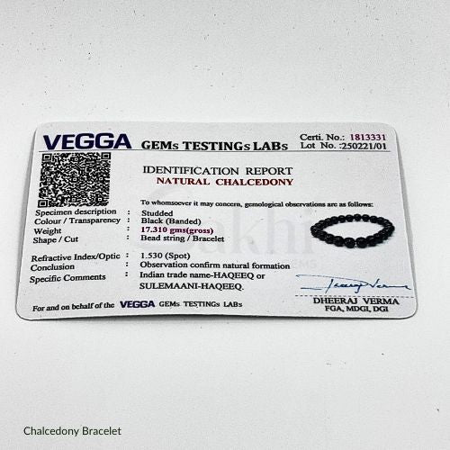 Natural Chalcedony Bracelet