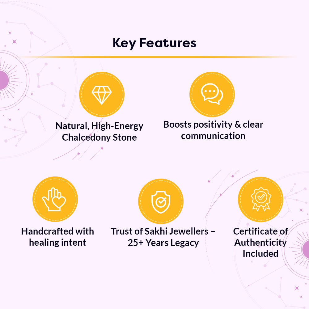 Natural Chalcedony Bracelet