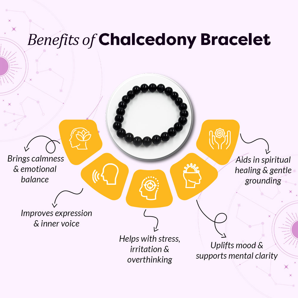 Natural Chalcedony Bracelet