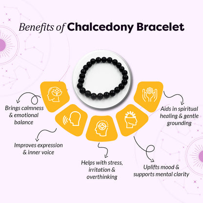 Natural Chalcedony Bracelet