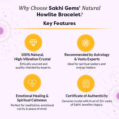 Natural Howlite Bracelet